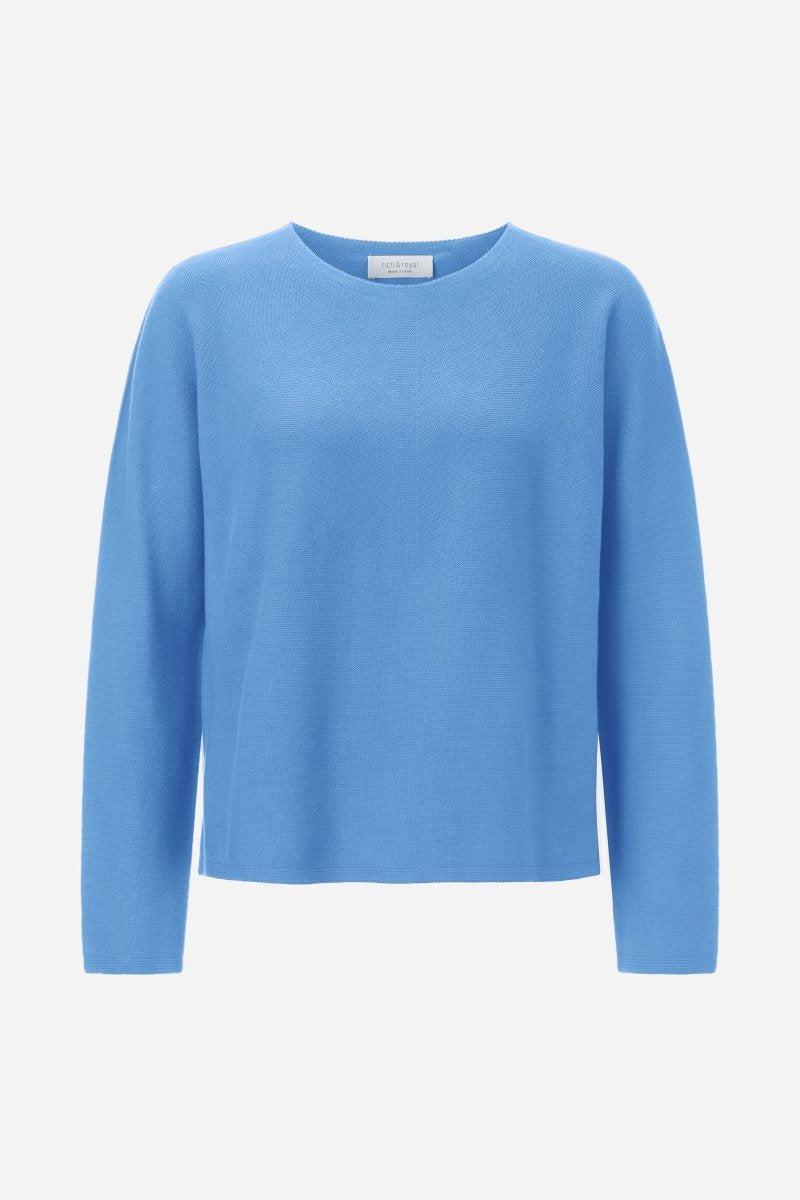 Feinstrickpullover mit Crewneck-Rich & Royal