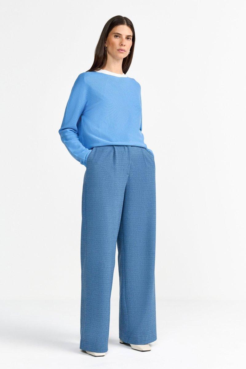 Feinstrickpullover mit Crewneck-Rich & Royal