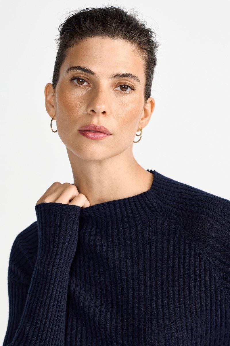 Strickpullover mit Stehkragen-Rich & Royal