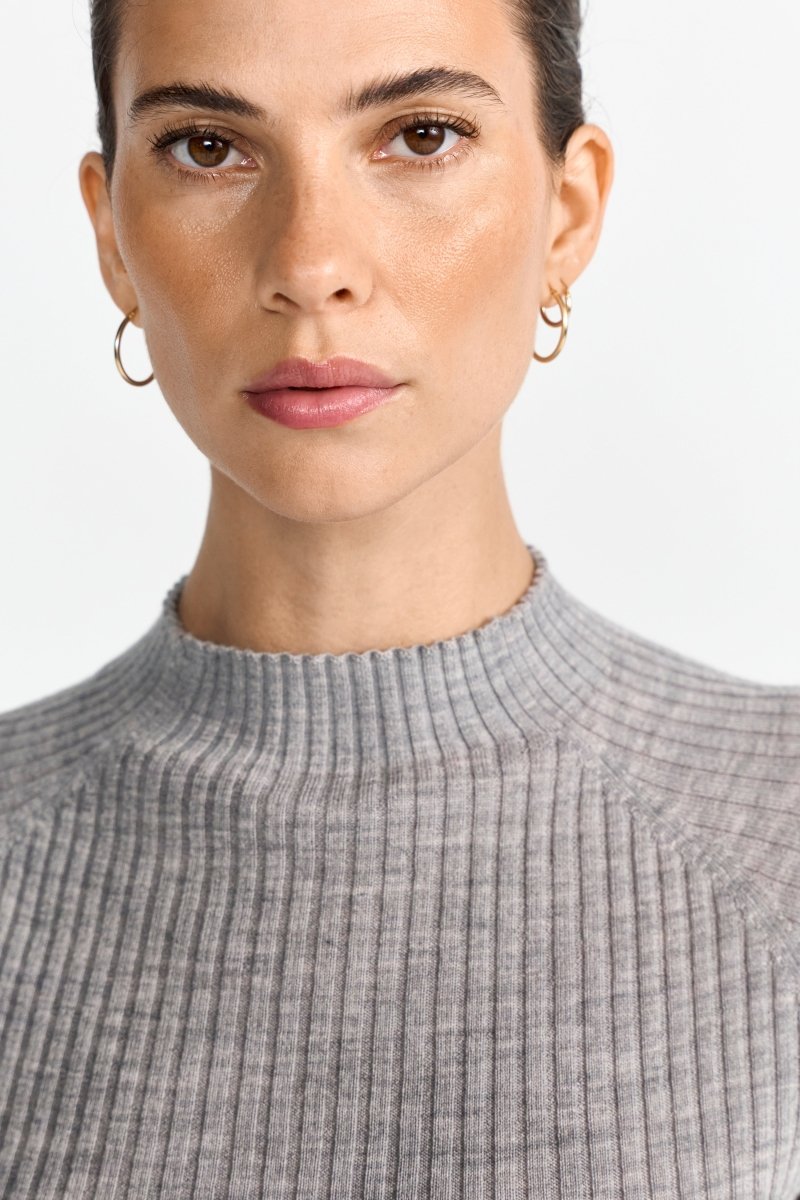 Strickpullover mit Stehkragen-Rich & Royal