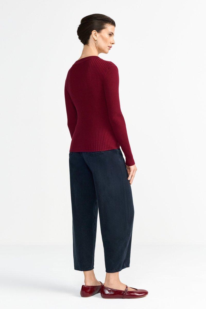 Kurze Strickjacke mit Knöpfen-Rich & Royal