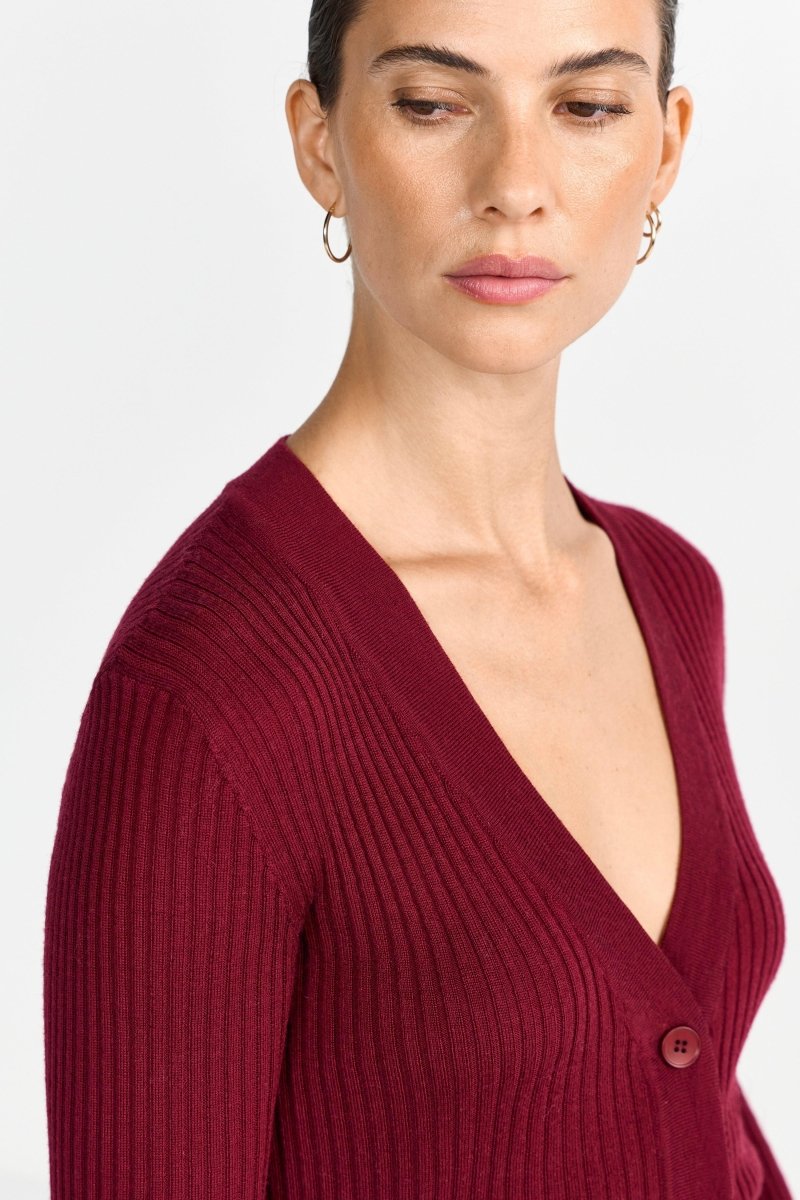 Kurze Strickjacke mit Knöpfen-Rich & Royal