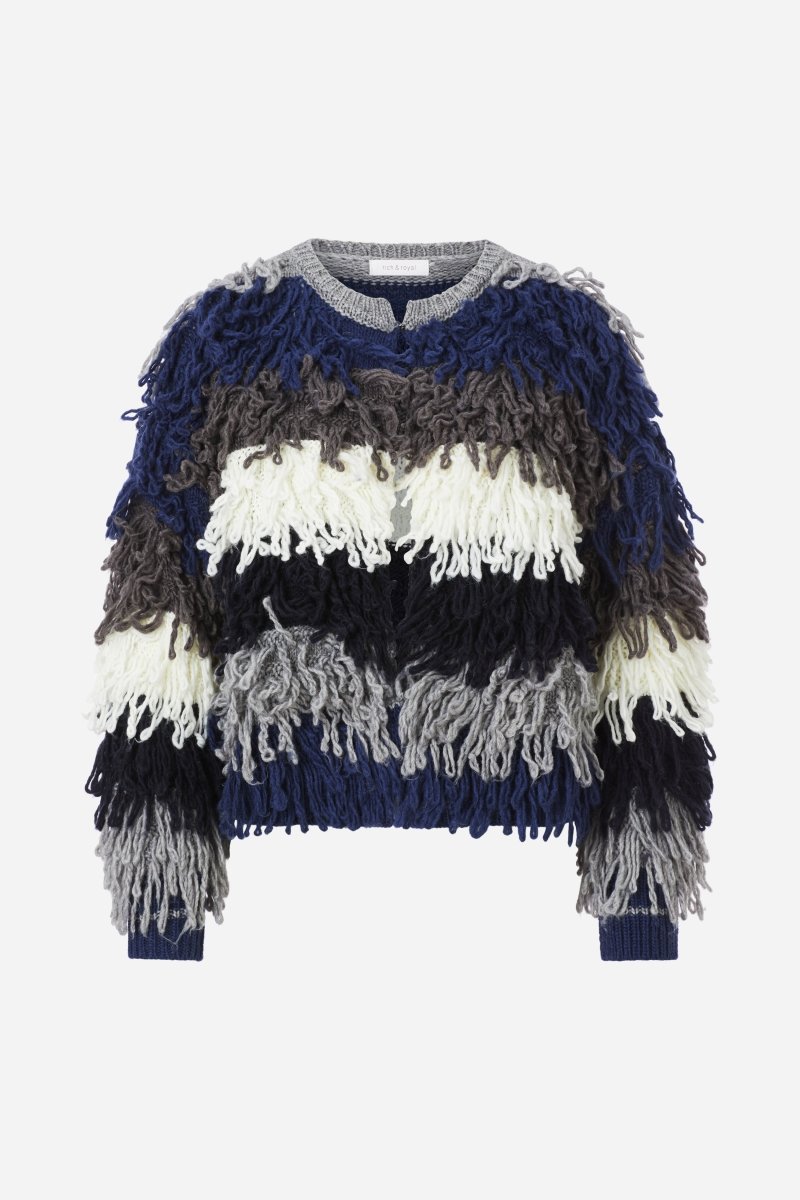 Shaggy Cardigan - Look-Rich & Royal
