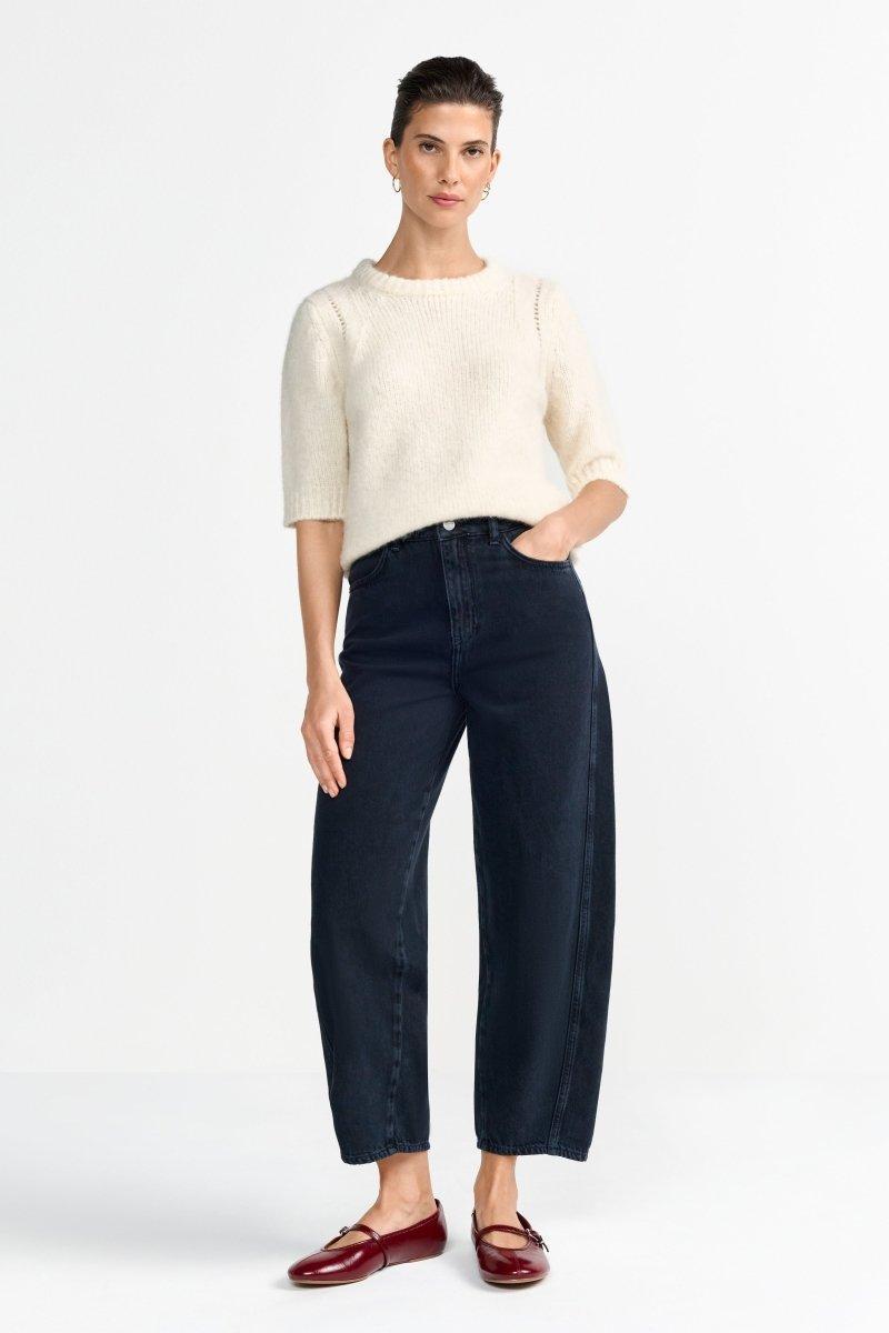 Halbarm-Wollpullover-Rich & Royal