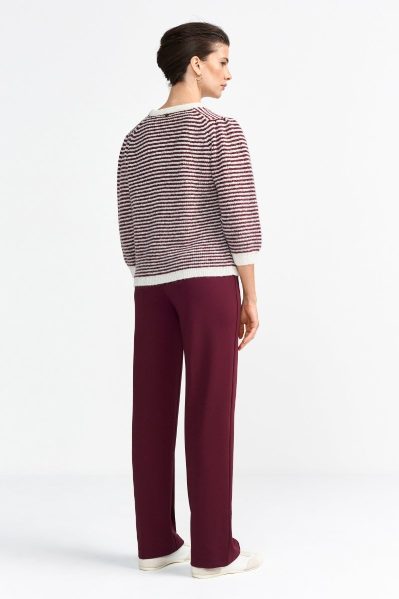 Gestreifter Strickpullover-Rich & Royal