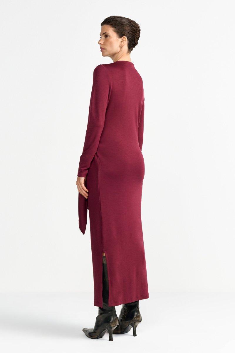 Maxikleid mit Bindegürtel-Rich & Royal