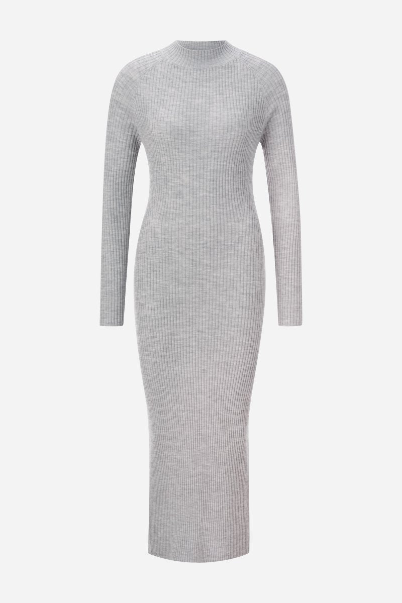 Langes Strickkleid mit Raglanärmeln-Rich & Royal