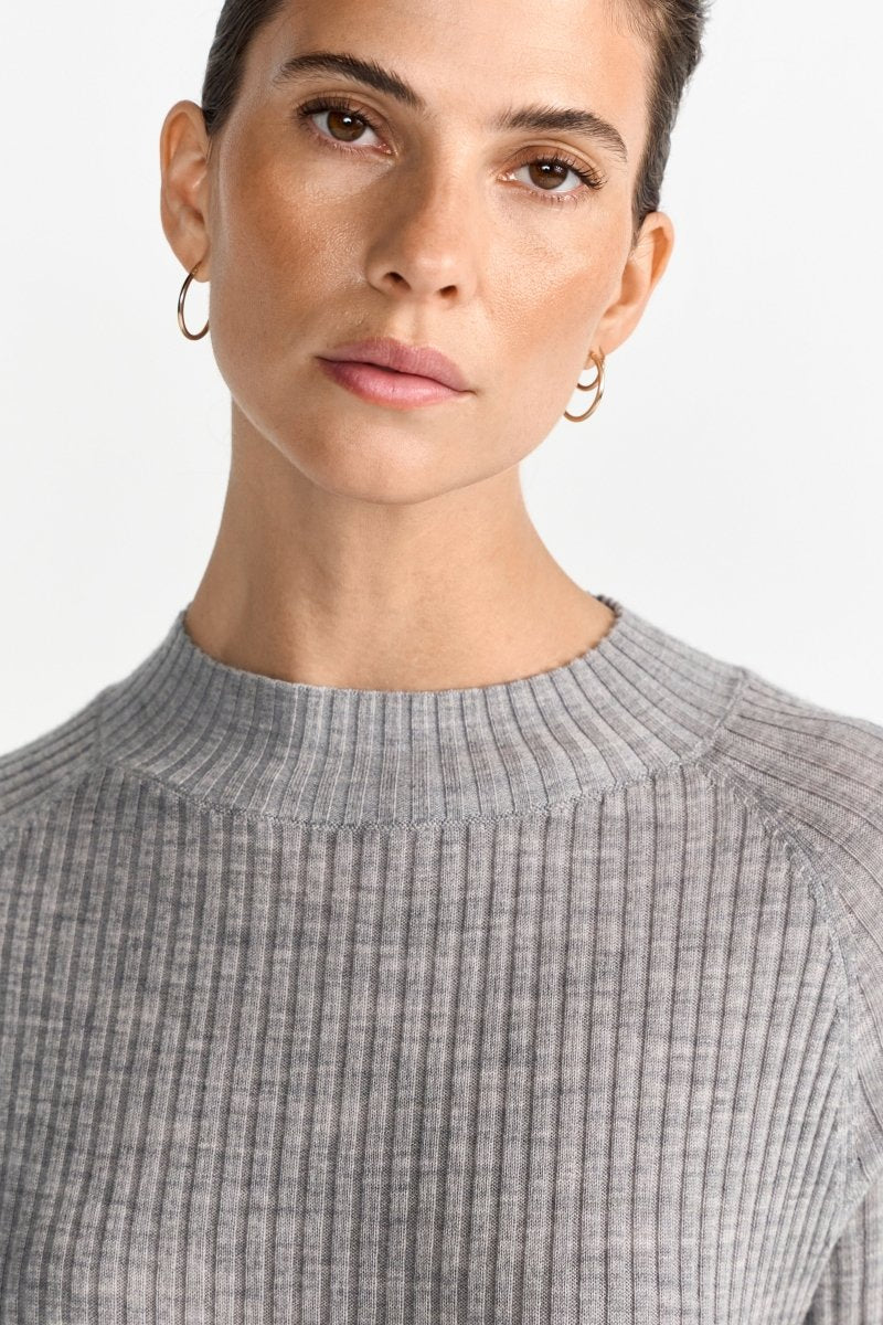 Langes Strickkleid mit Raglanärmeln-Rich & Royal