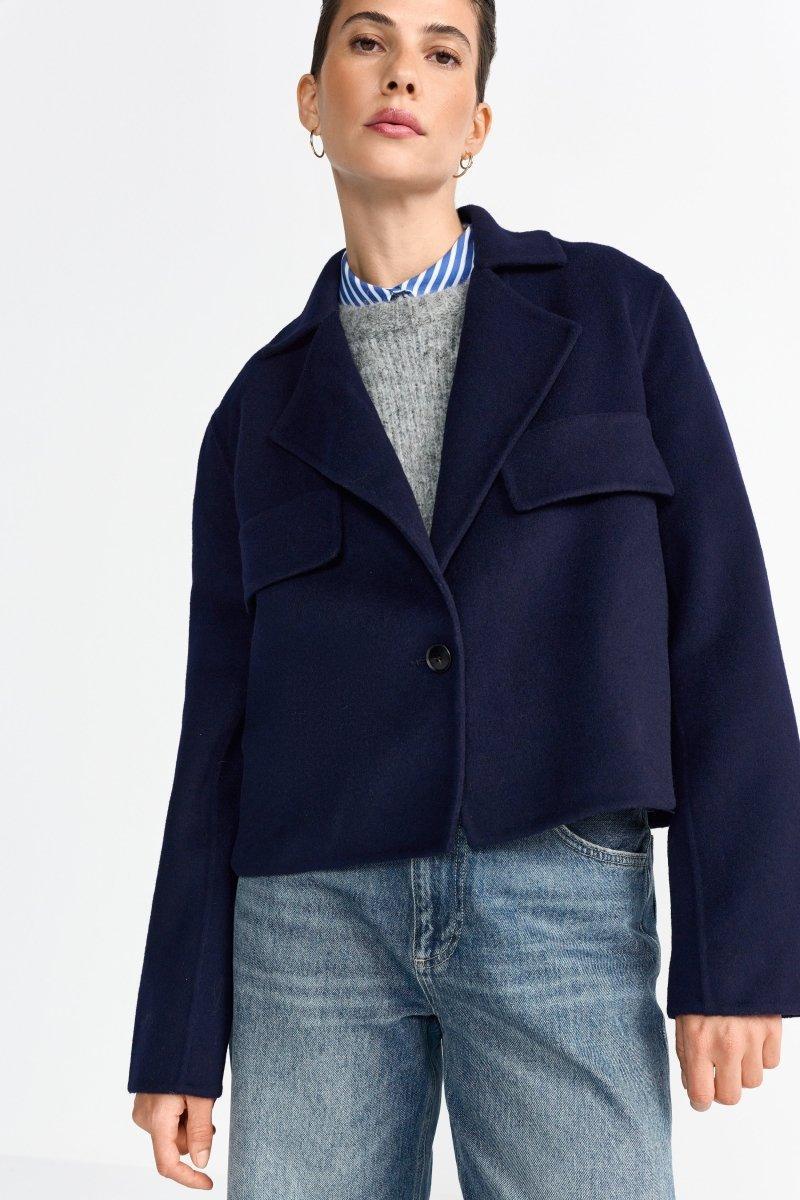 Wolljacke mit Reverskragen-Rich & Royal