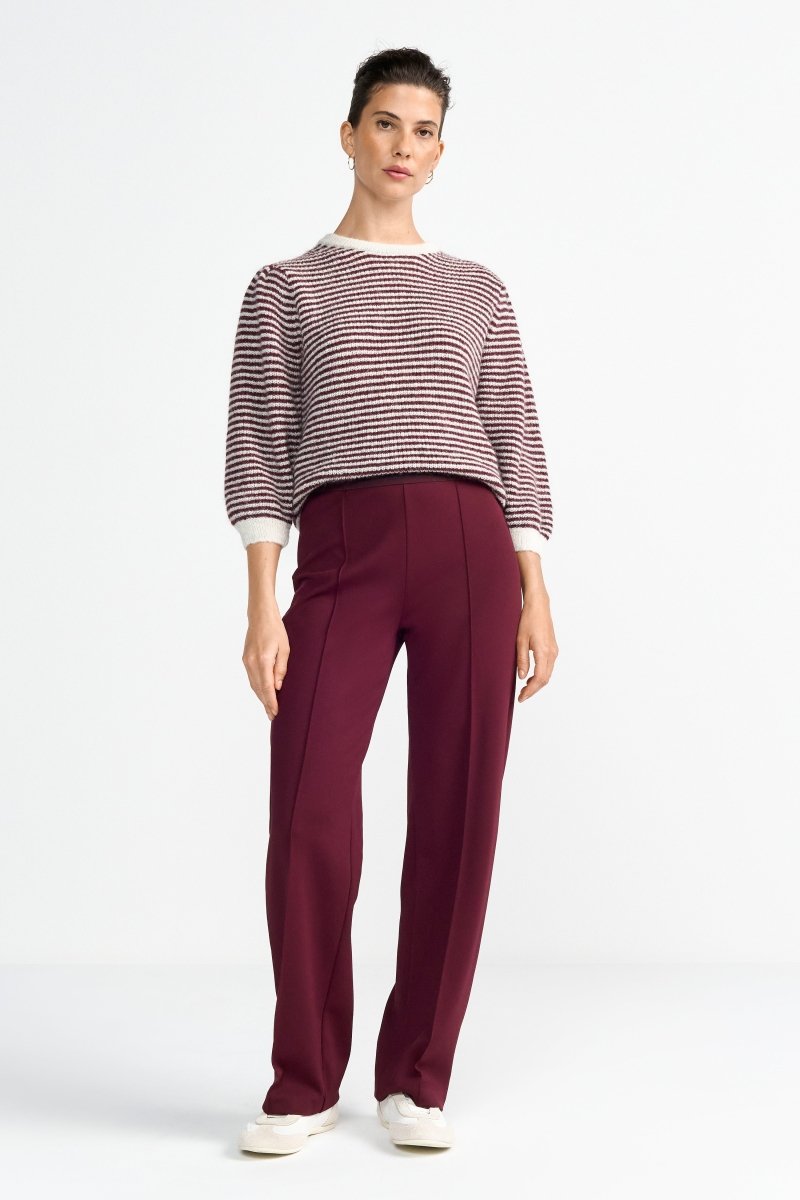 Weite Jerseyhose mit Ziernaht-Rich & Royal