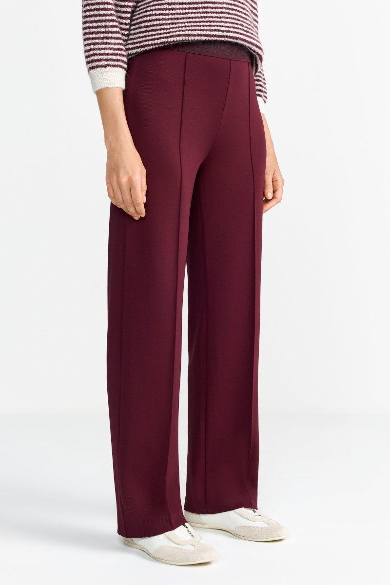 Weite Jerseyhose mit Ziernaht-Rich & Royal