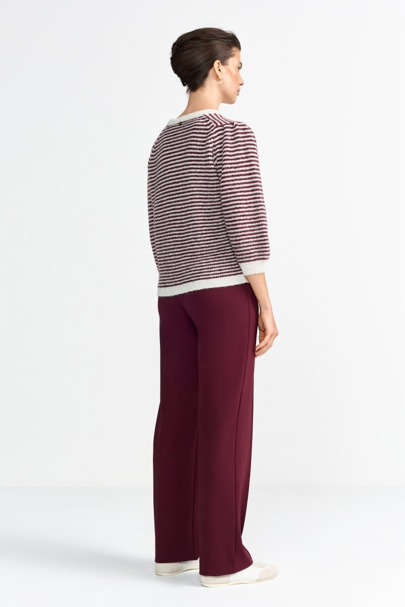 Weite Jerseyhose mit Ziernaht-Rich & Royal