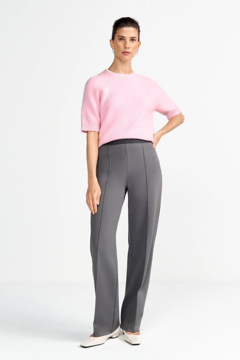 Weite Jerseyhose mit Ziernaht-Rich & Royal