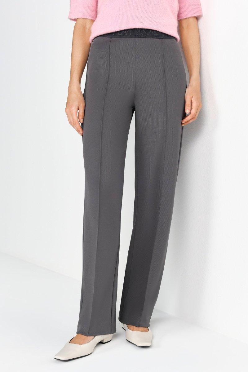 Weite Jerseyhose mit Ziernaht-Rich & Royal