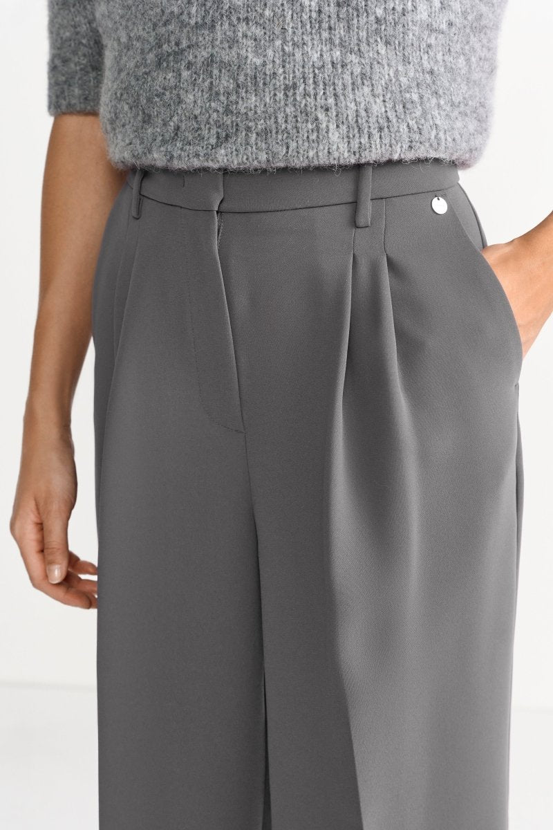 Stoffhose mit hohem Bund-Rich & Royal