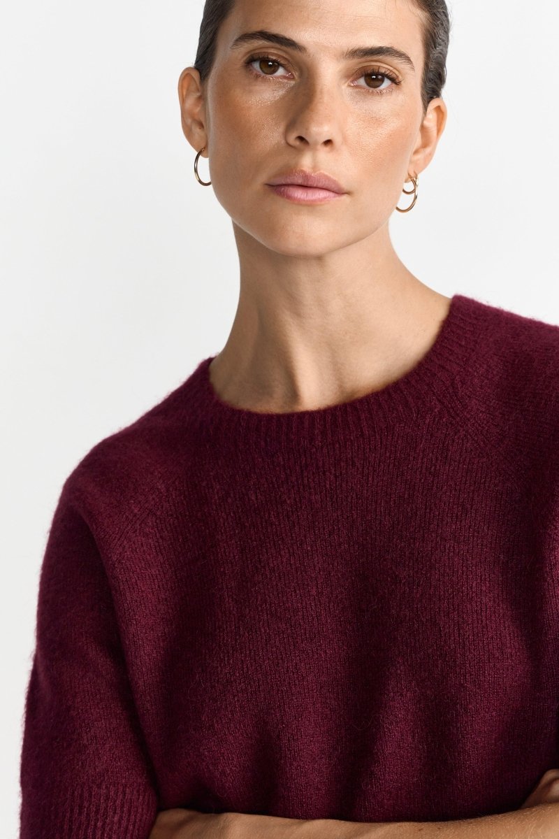 Feinstrickpullover mit Kurzarm-Rich & Royal