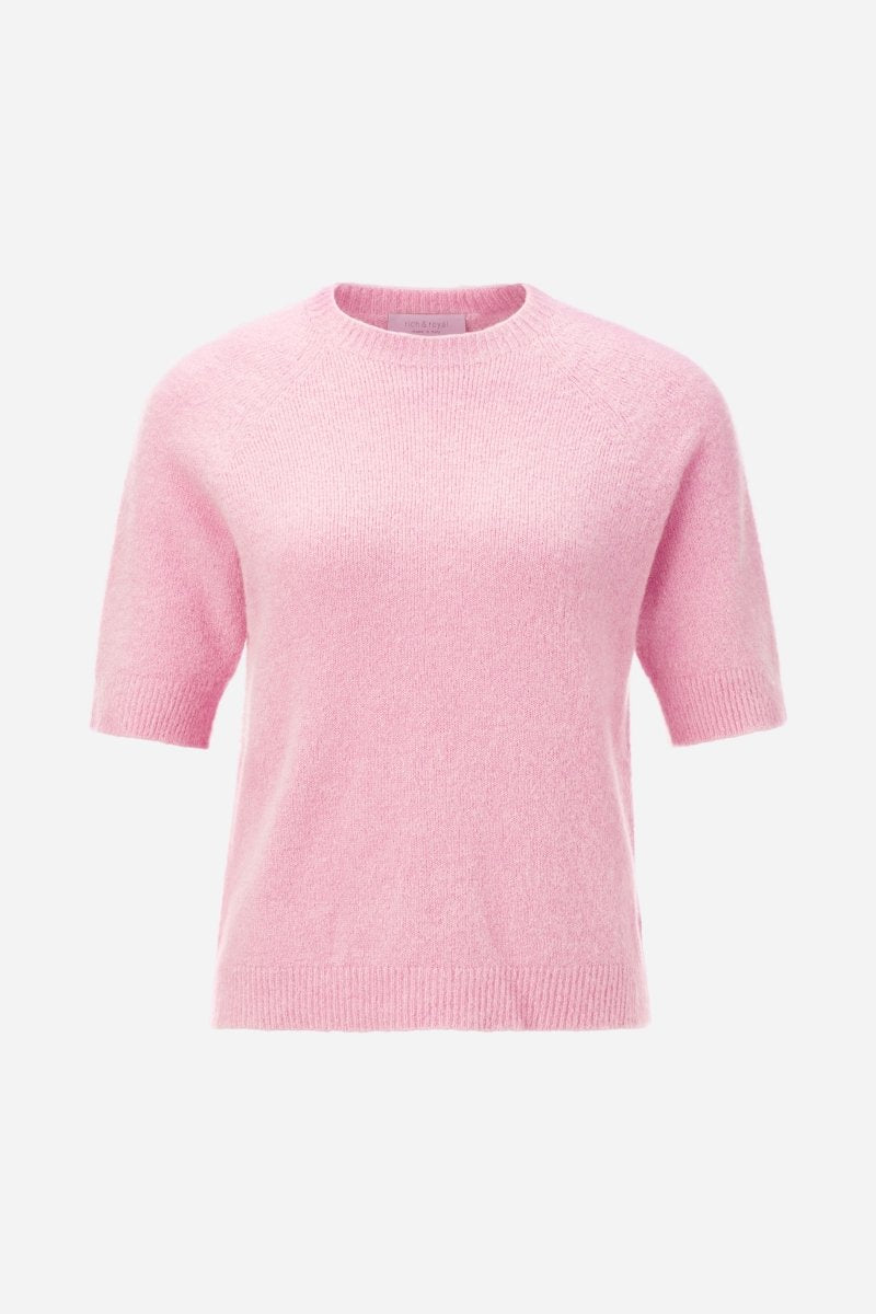 Feinstrickpullover mit Kurzarm-Rich & Royal