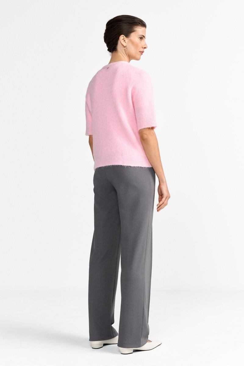 Feinstrickpullover mit Kurzarm-Rich & Royal