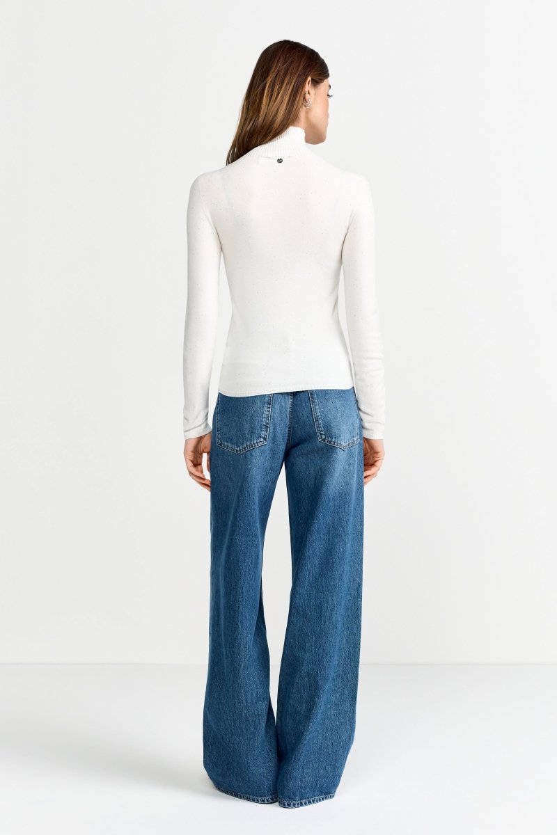 Feinstrickpullover mit Rollkragen-Rich & Royal