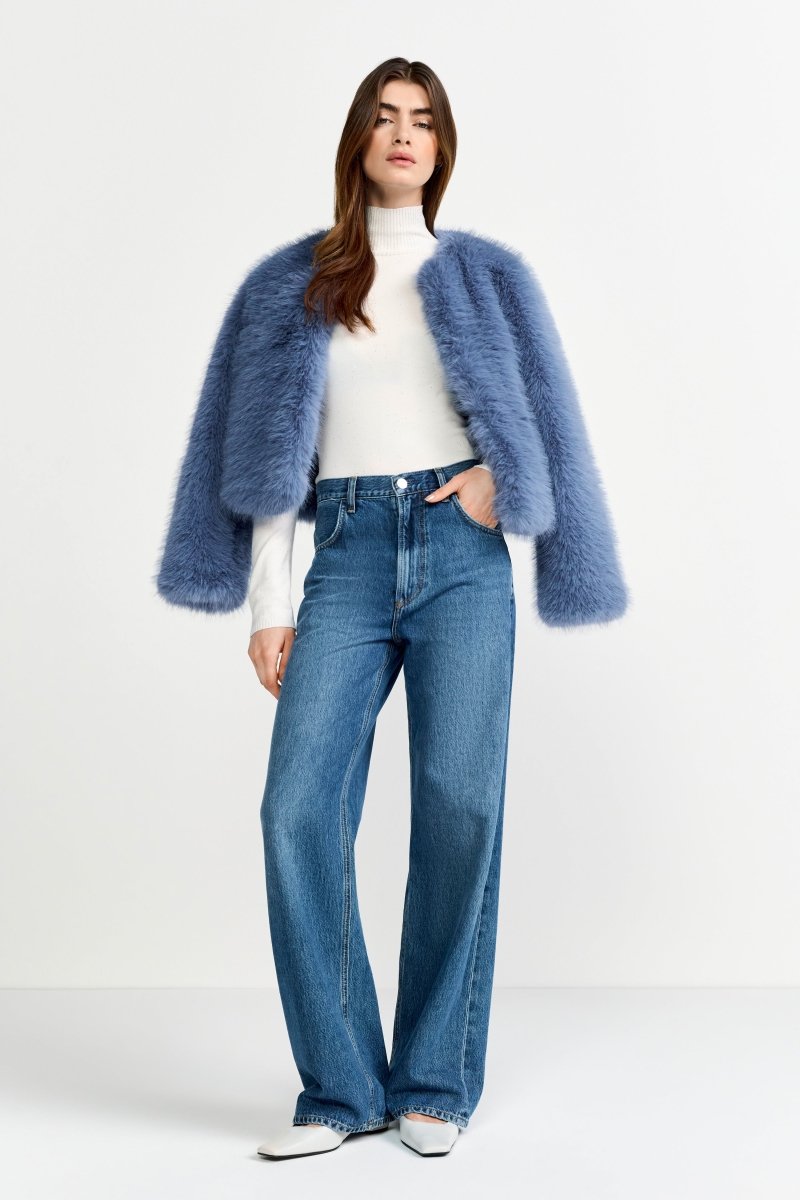 Feinstrickpullover mit Rollkragen-Rich & Royal