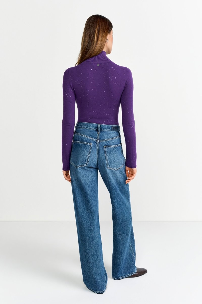 Feinstrickpullover mit Rollkragen-Rich & Royal