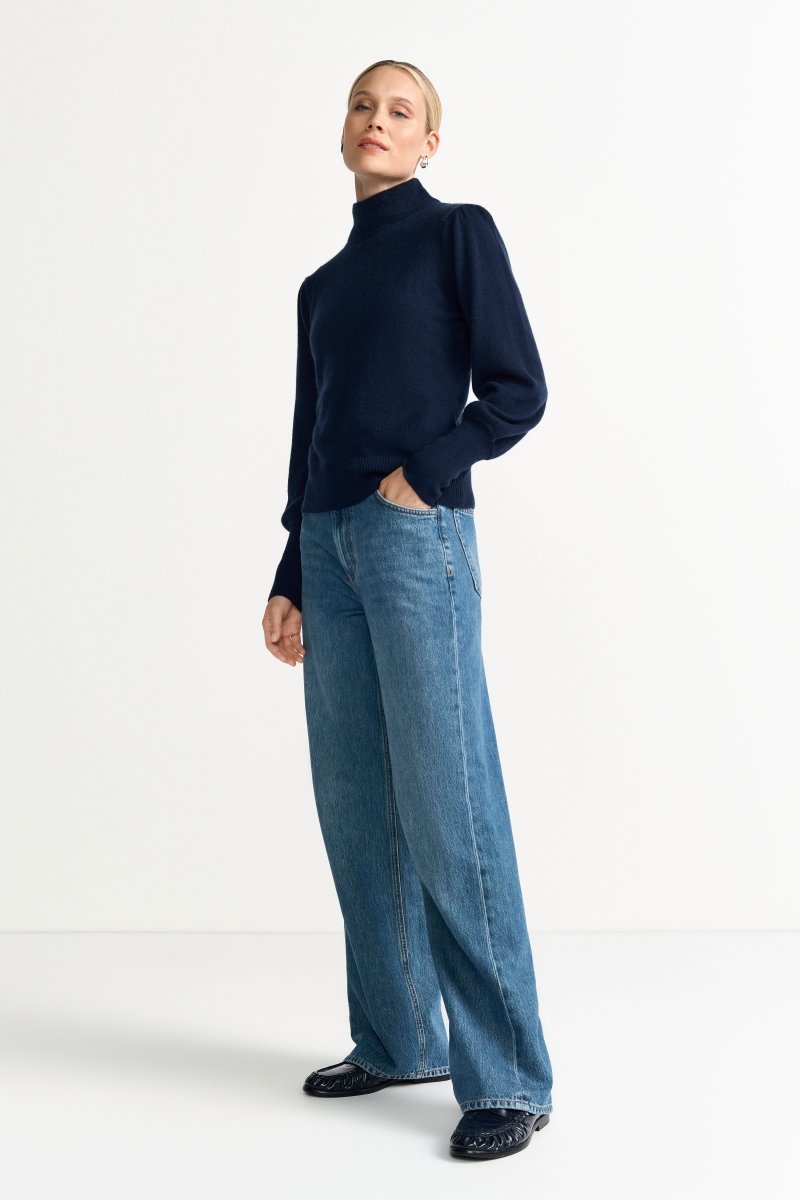 Kaschmirpullover mit Rollkragen-Rich & Royal