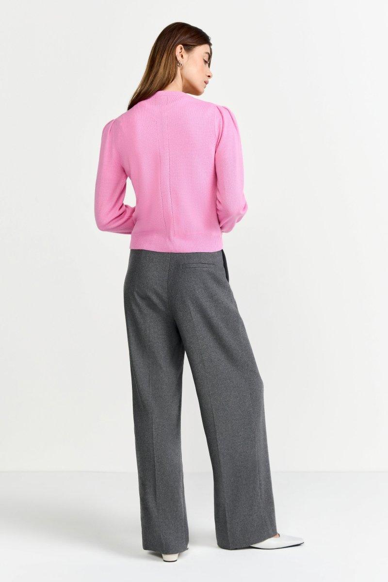 Cardigan mit Puffärmeln-Rich & Royal
