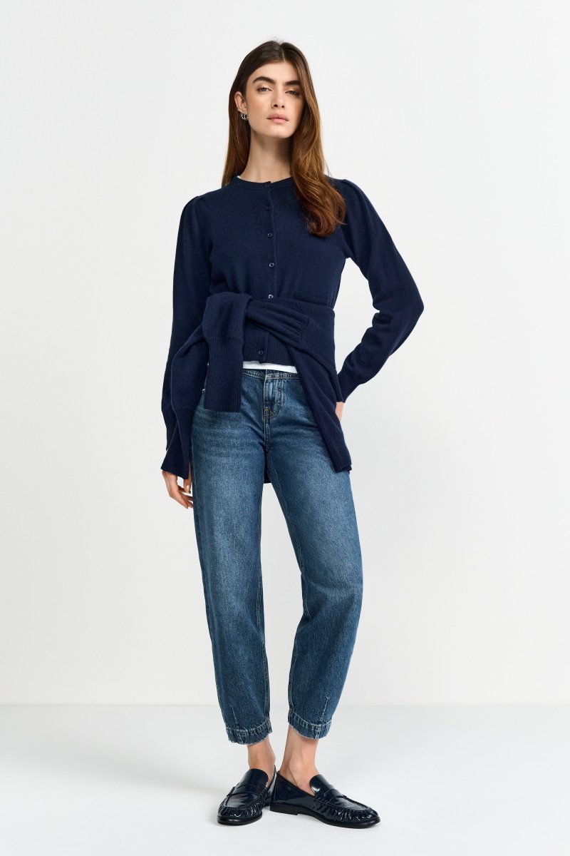 Cardigan mit Puffärmeln-Rich & Royal