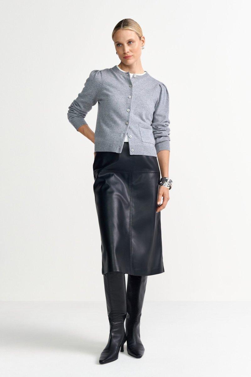 Cardigan mit Puffärmeln-Rich & Royal