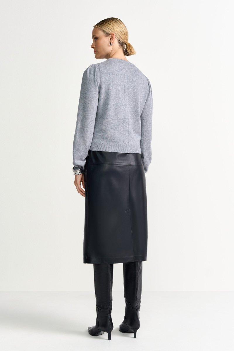 Cardigan mit Puffärmeln-Rich & Royal