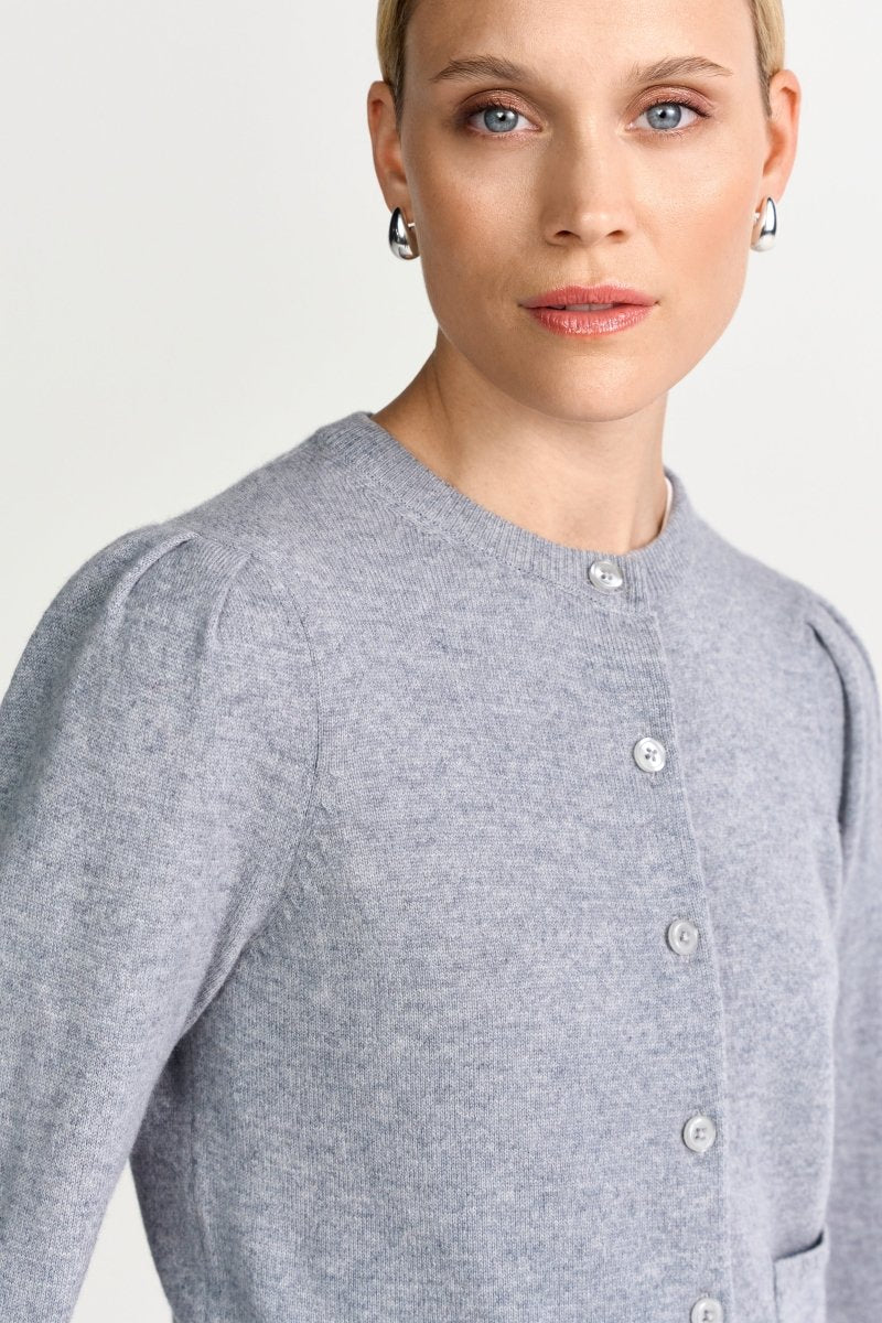 Cardigan mit Puffärmeln-Rich & Royal