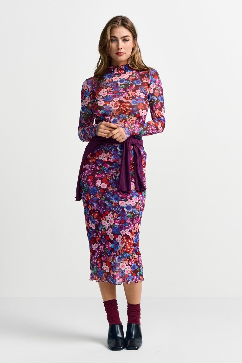 Longsleeve mit Blumenprint-Rich & Royal
