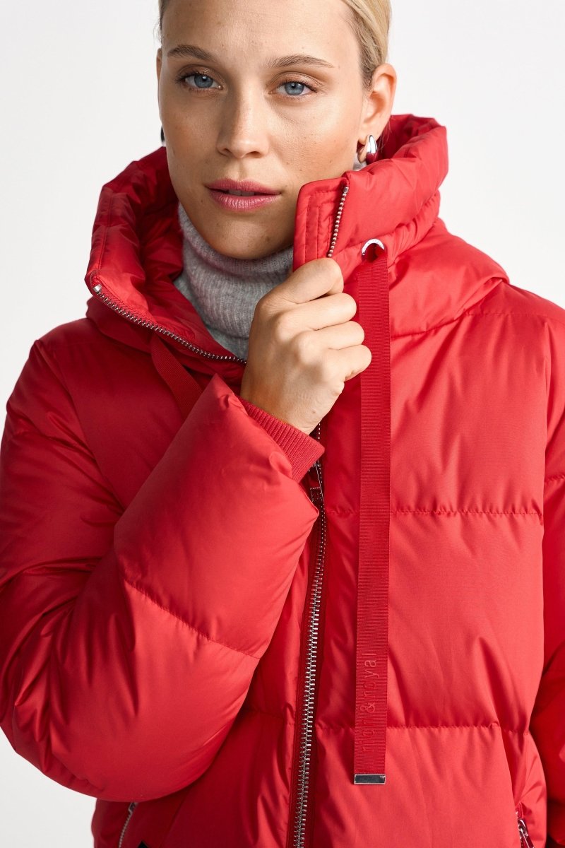 Daunenmantel mit Kapuze-Rich & Royal