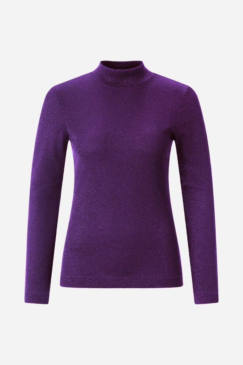 Longsleeve mit Stehkragen-Rich & Royal