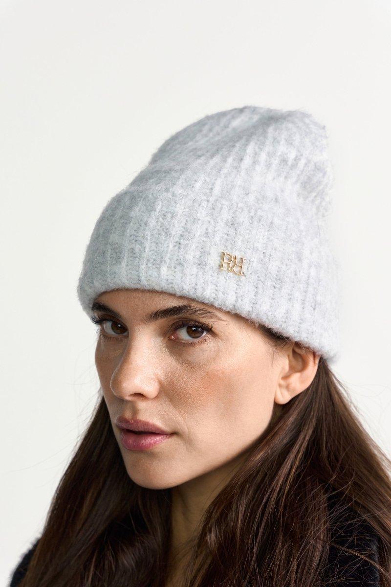 Beanie aus Rippstrick-Rich & Royal