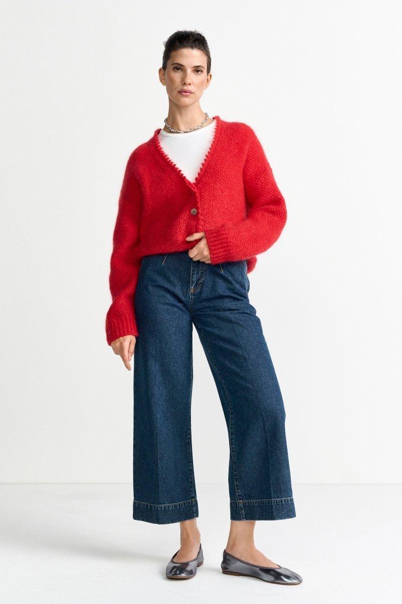 Wollcardigan mit Perlmuttknöpfen-Rich & Royal