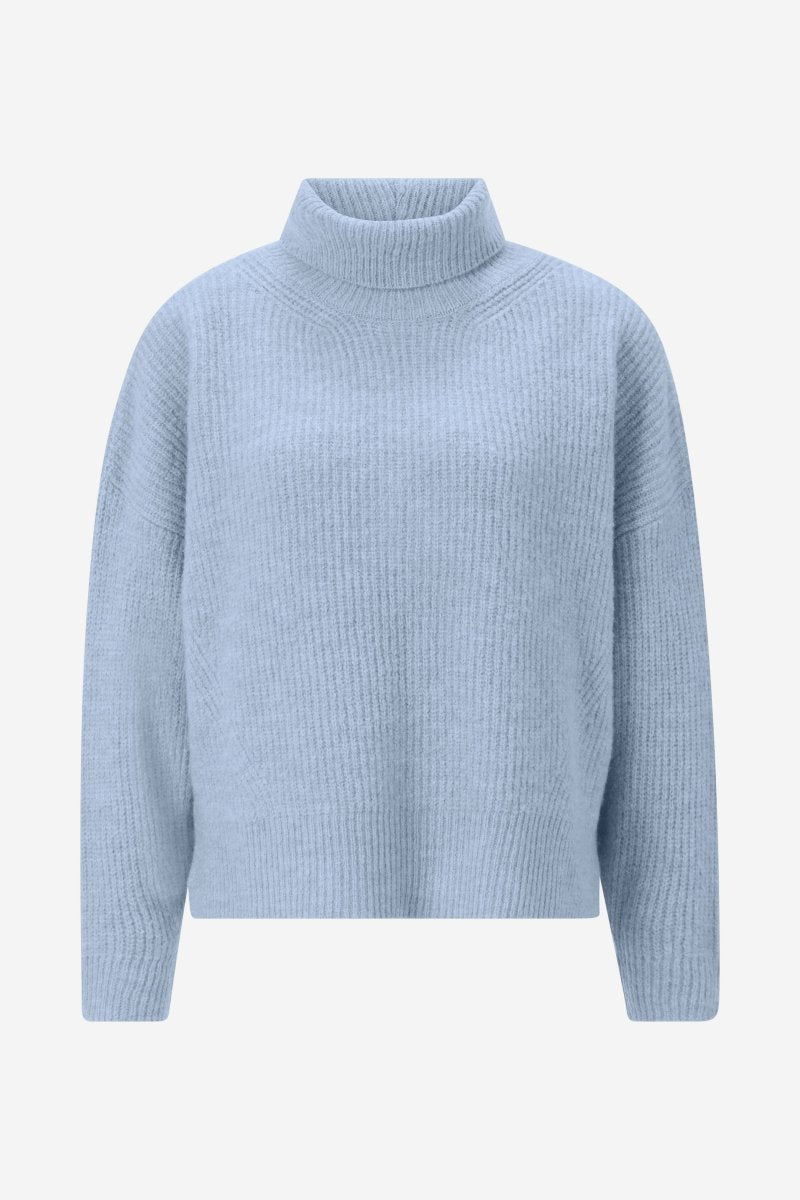 Oversize-Strickpullover mit Rollkragen-Rich & Royal