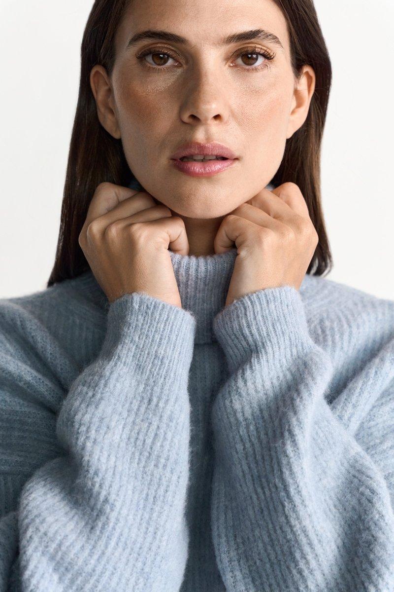 Oversize-Strickpullover mit Rollkragen-Rich & Royal