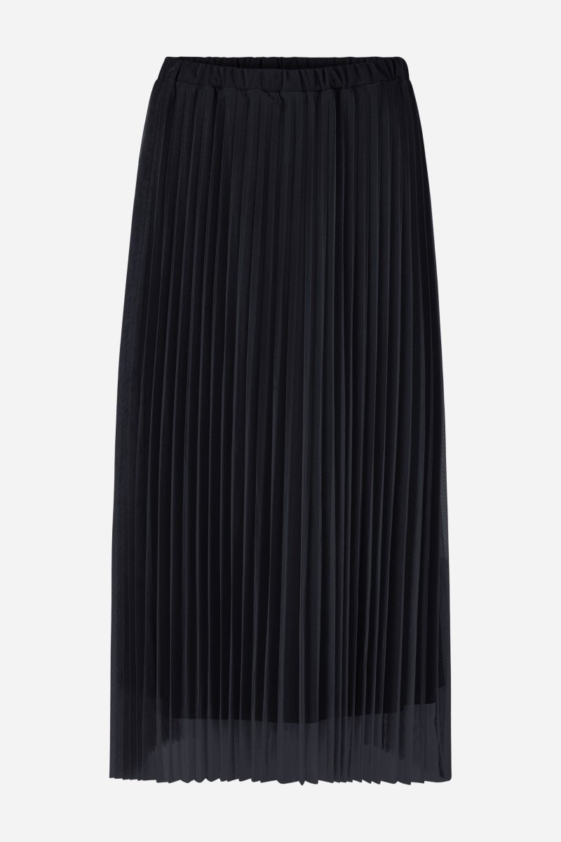 Plisseerock in Midilänge-Rich & Royal