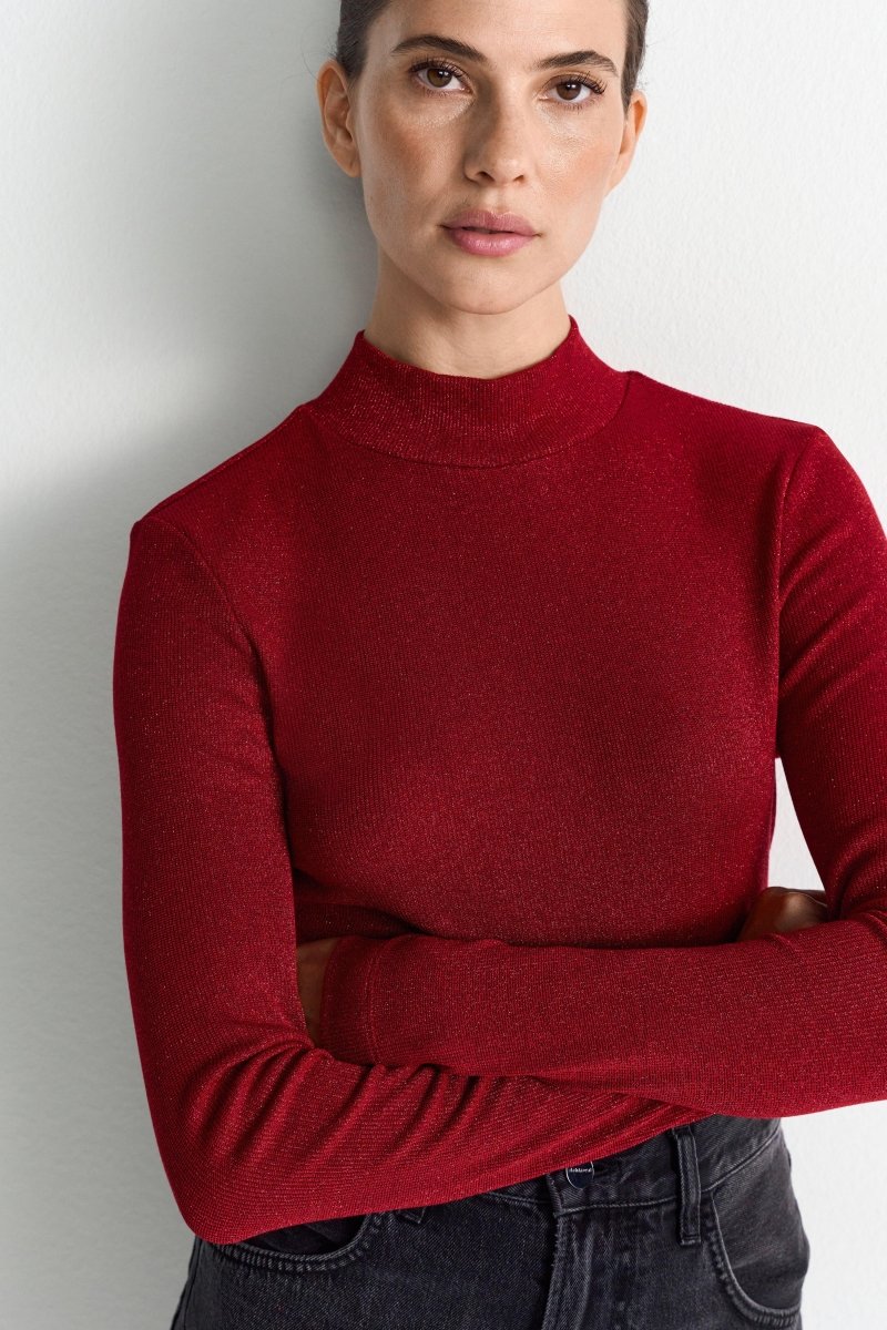 Feinstrickpullover mit Stehkragen-Rich & Royal