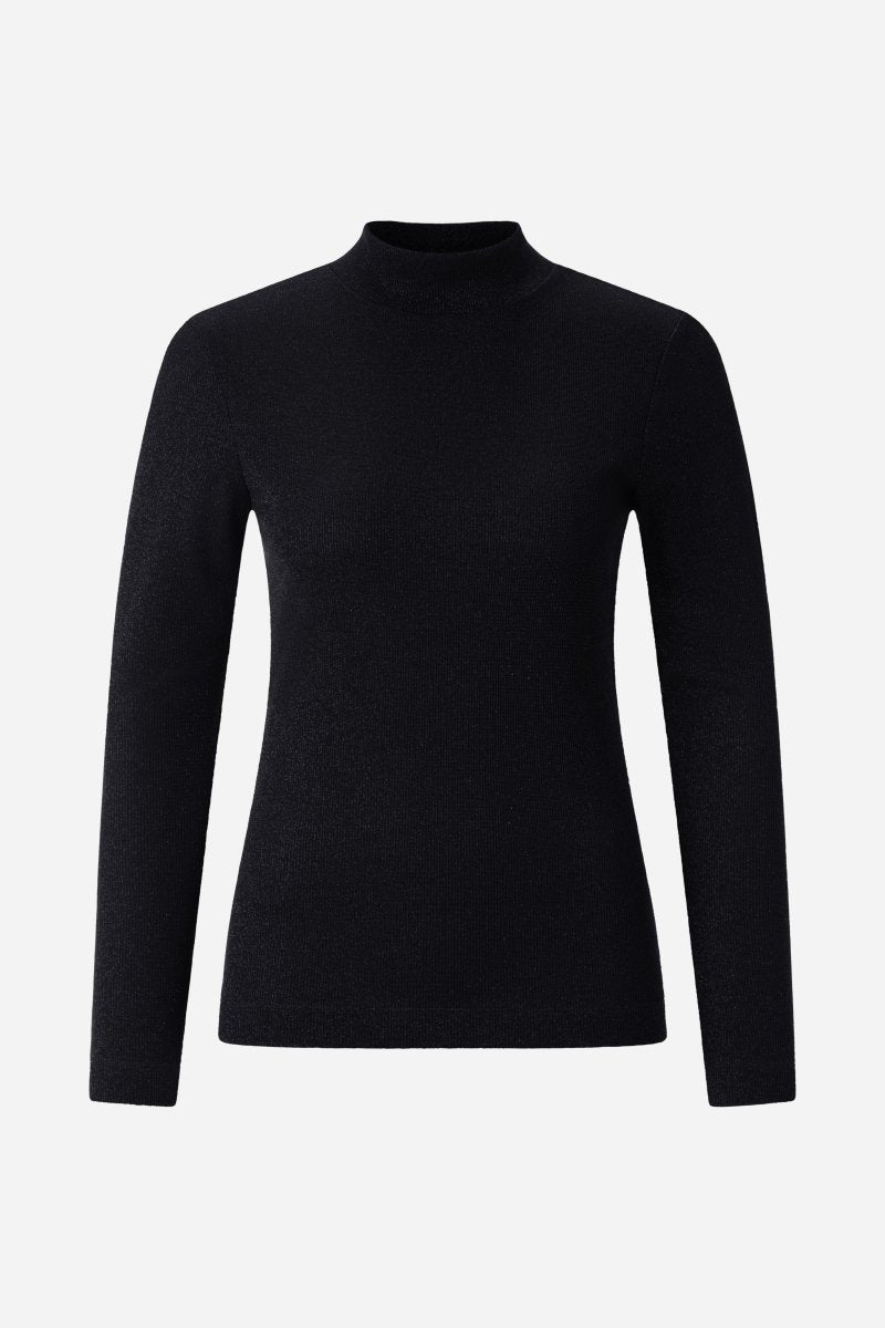 Feinstrickpullover mit Stehkragen-Rich & Royal