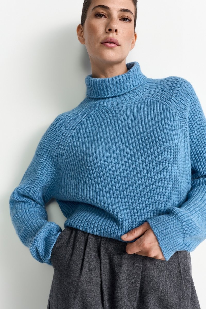Strickpullover mit Rollkragen-Rich & Royal