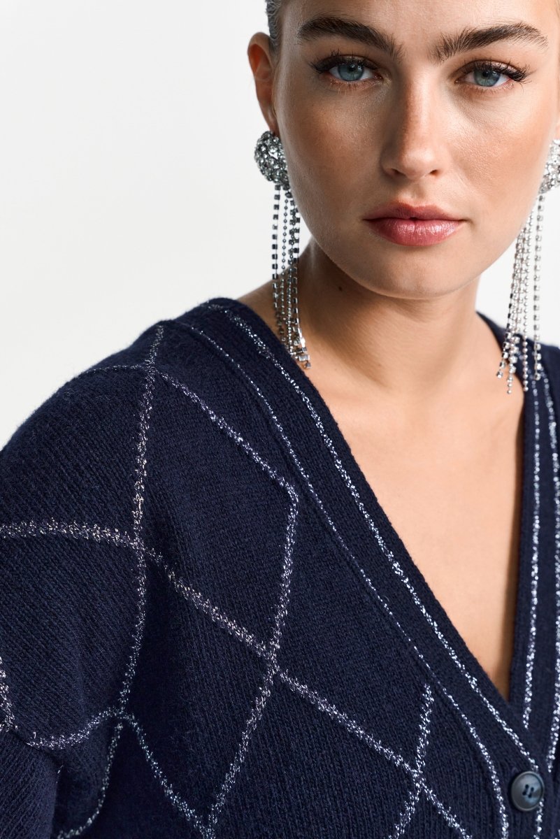 Strickjacke aus Woll-Mix-Rich & Royal