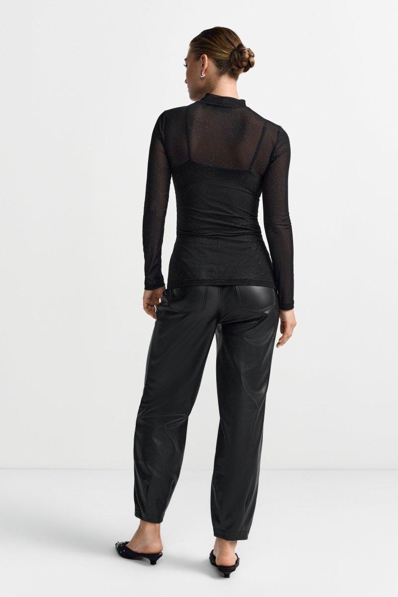 Longsleeve mit Stehkragen-Rich & Royal