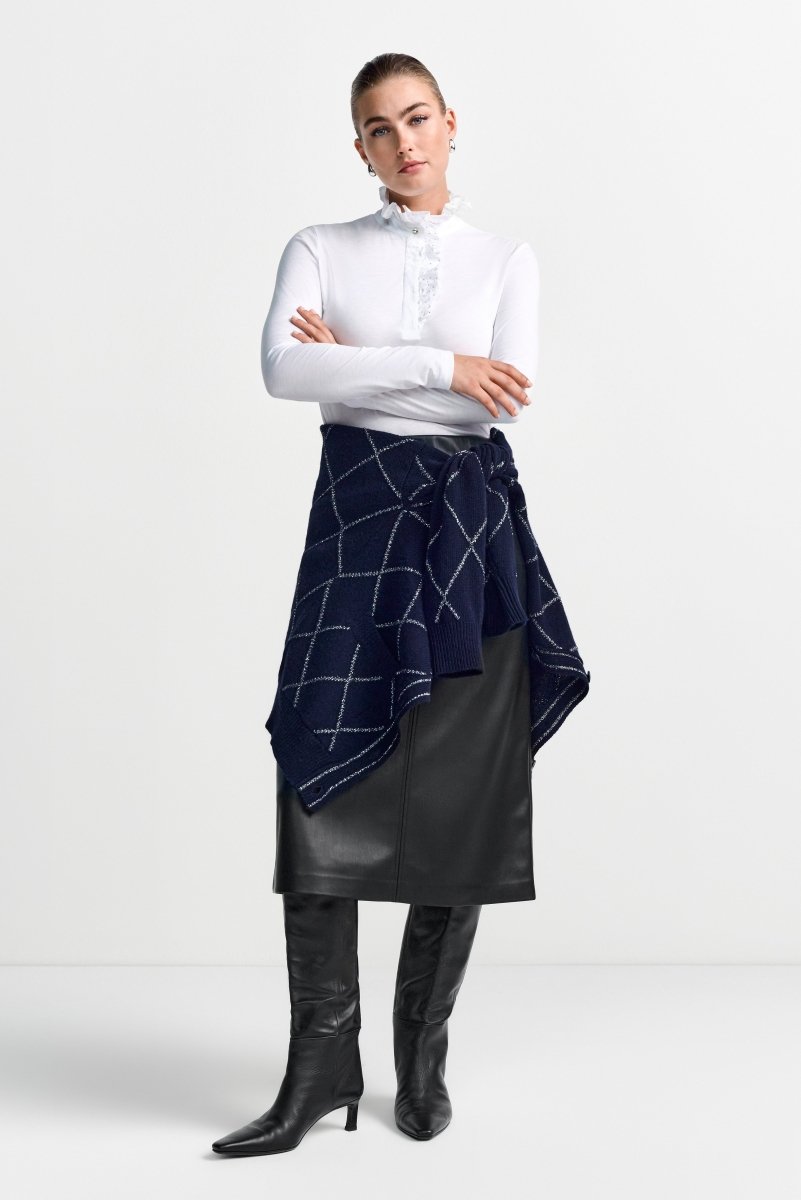 Longsleeve aus Lyocell-Mix-Rich & Royal