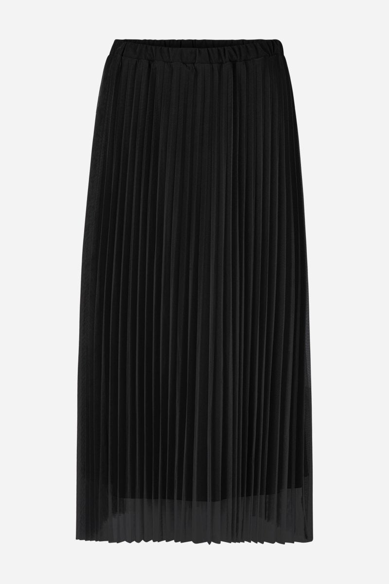 Plissierter Midirock-Rich & Royal