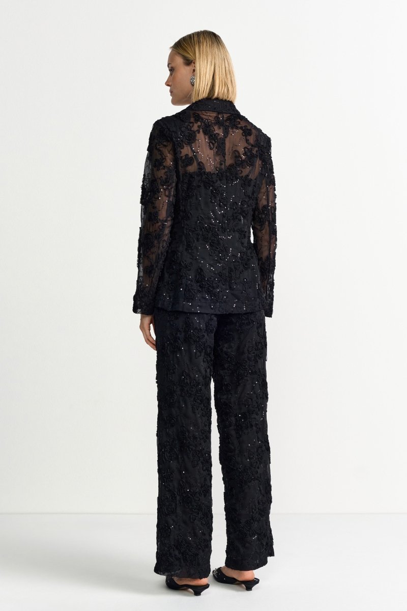 Blazerjacke mit Pailletten-Rich & Royal
