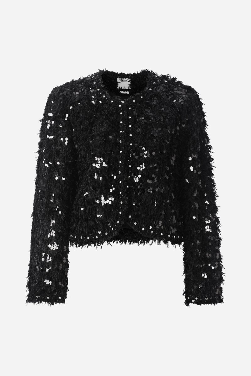 Jacke mit Pailletten-Rich & Royal