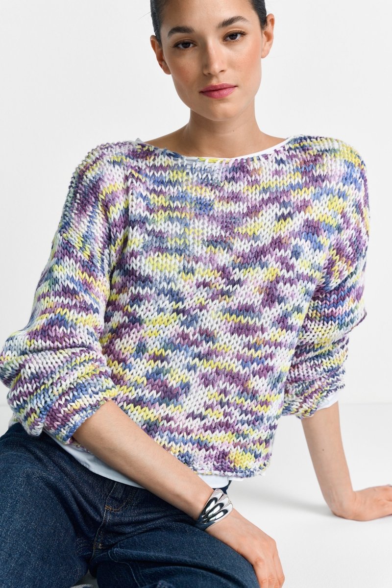 Mouliné-Pullover-Rich & Royal