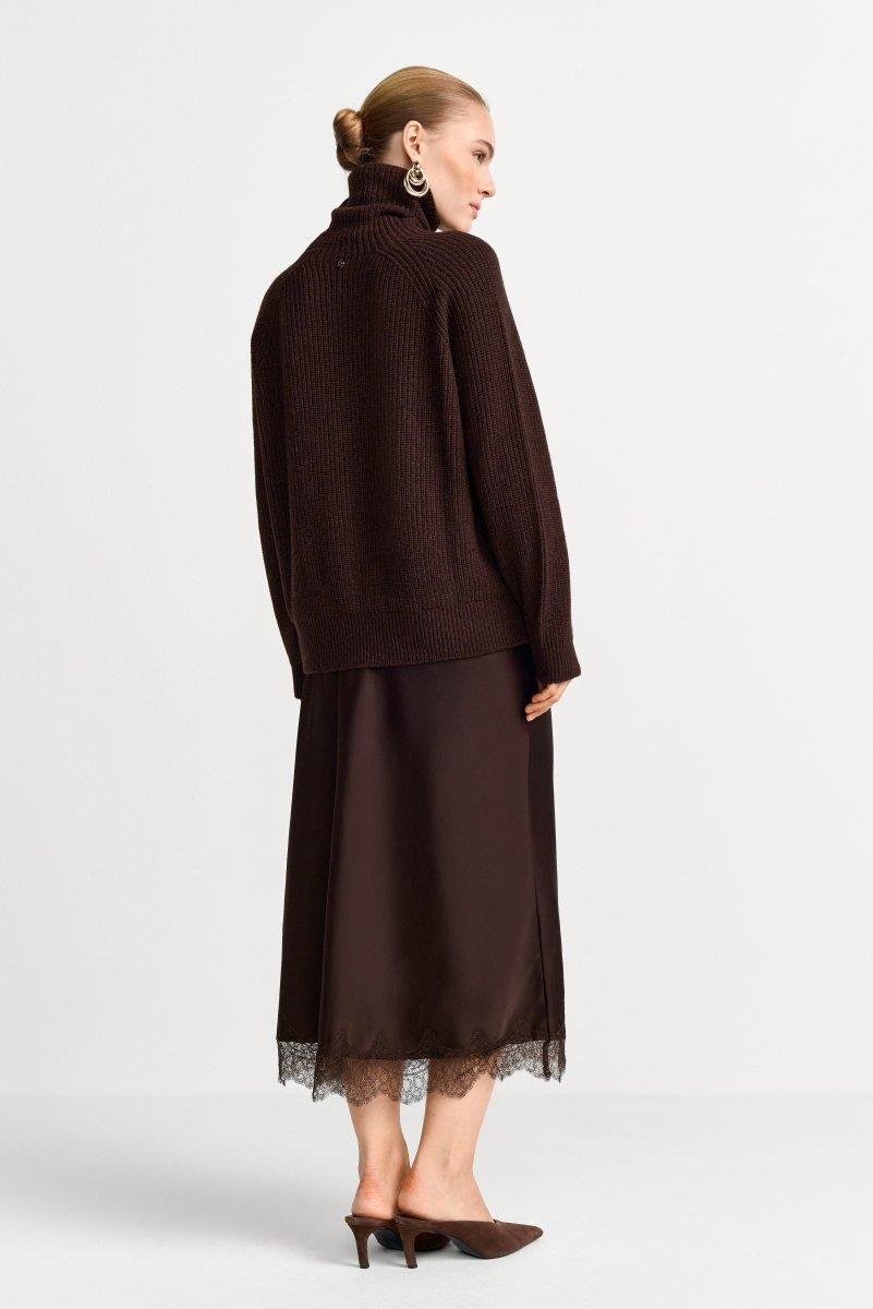 Satinrock mit Spitze-Rich & Royal